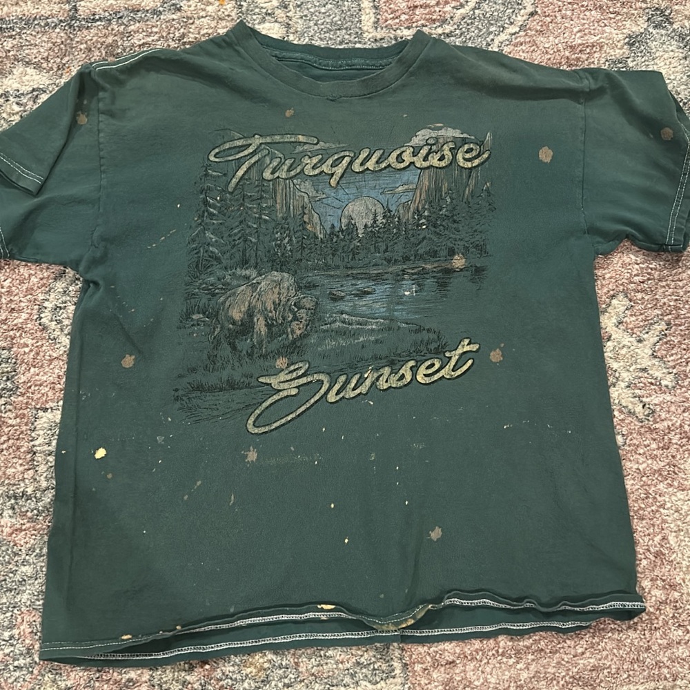 Buckle Forest Green Kids Graphic Tee